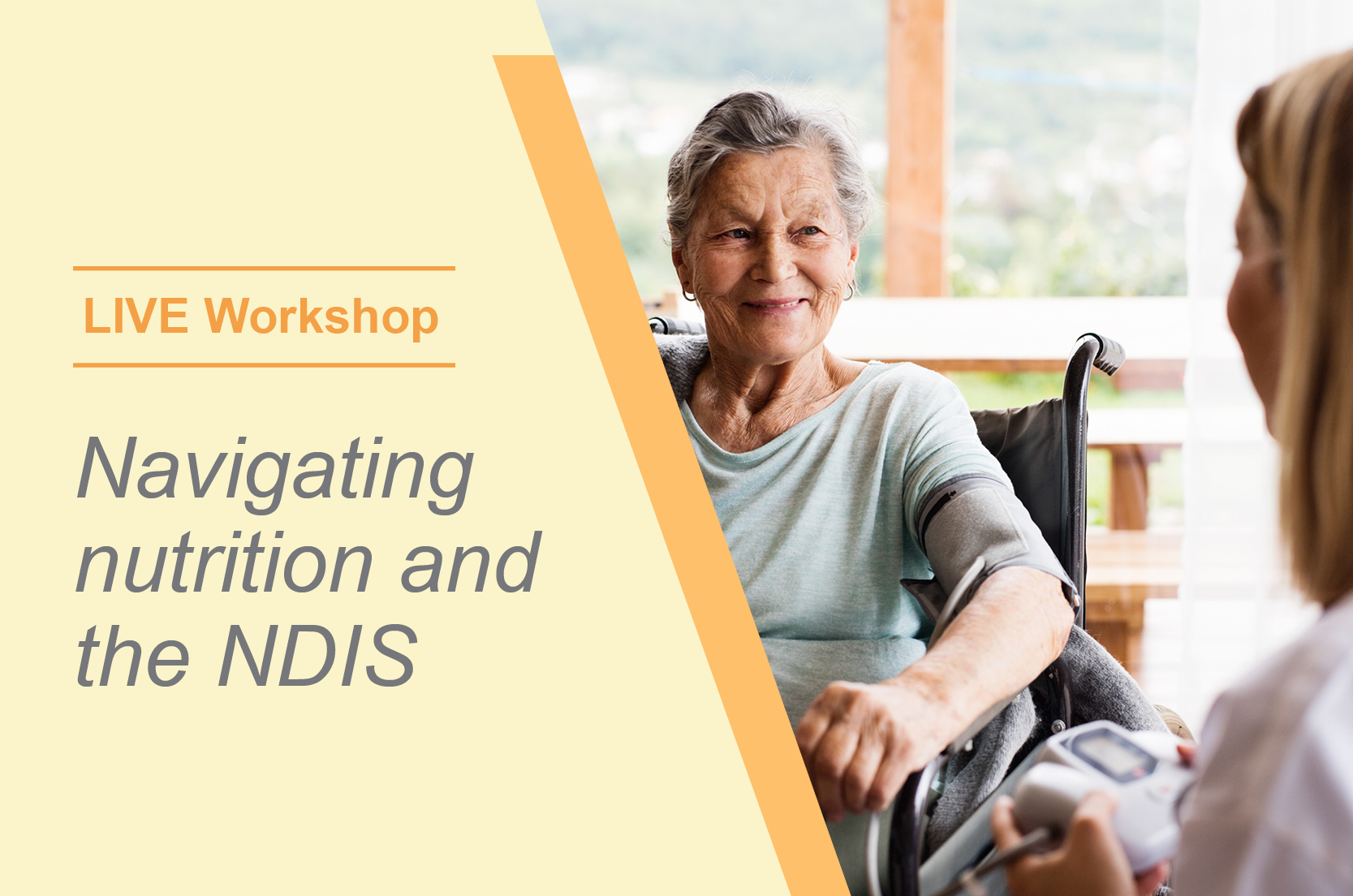 NDIS workshop: Navigating nutrition and the NDIS