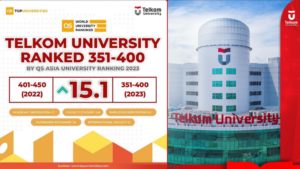 Telkom University Masuk Dalam Top 351 Universitas di Asia