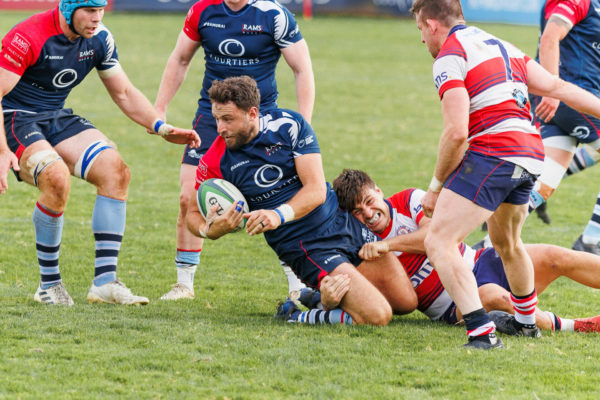 Jak Rossiter is tackled
