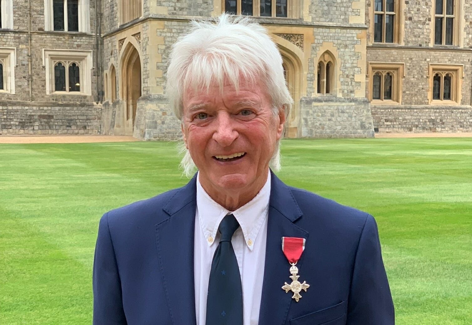Manchester United legend Willie Morgan picked up his MBE for services to charity at Windsor Castle on Wednesday, October 11. Picture: Kay Morgan