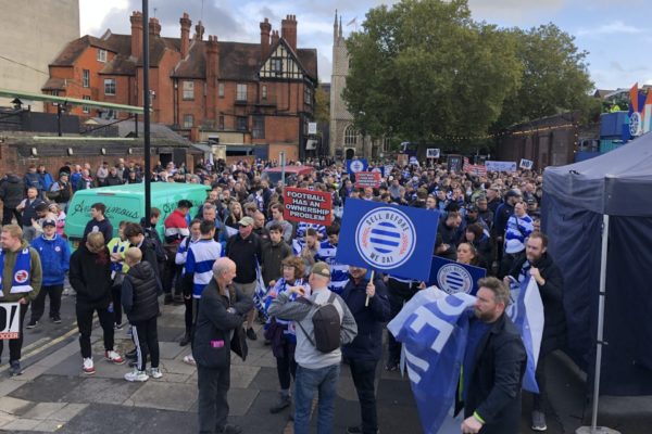 Reading FC protest march