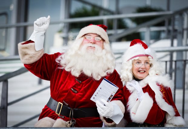 Santa and Mrs Christmas will be entertaining racegoers and their families at Ascot Racecourse