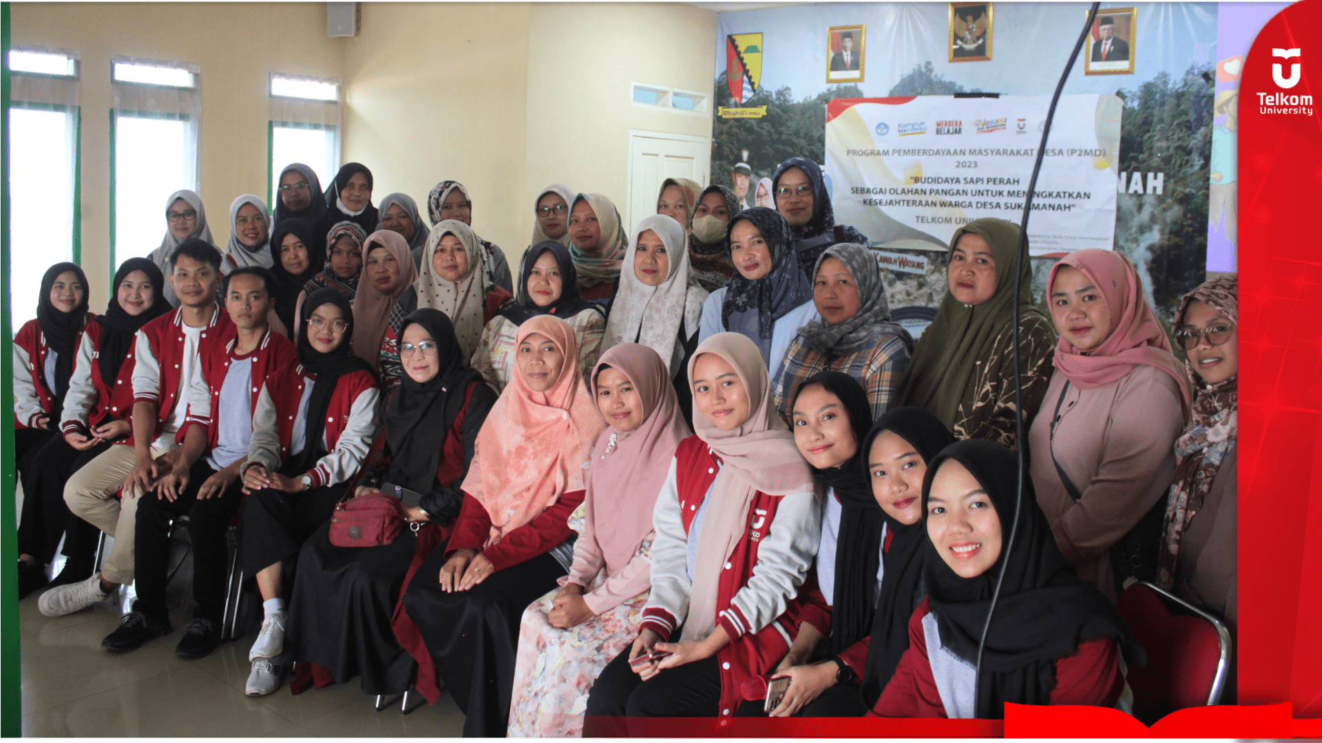 Budidaya Sapi Perah Sebagai Olahan Pangan, Ide Kreatif Mahasiswa Tel-U Bagi Desa Sukamanah, Bandung Selatan 