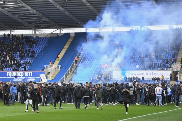 Reading FC pitch invasion