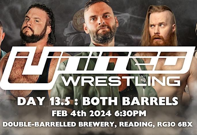 United Wrestling UK is coming to Double-Barrelled Brewery this weekend