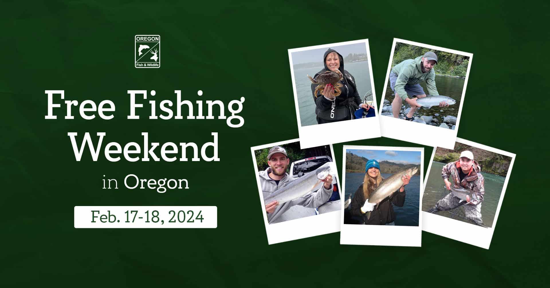 Free Fishing Weekend in Oregon, Feb. 17-18