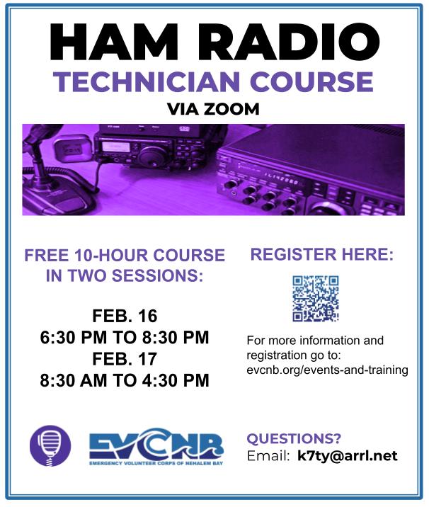 Ham Radio Class Scheduled for Feb. 16-17