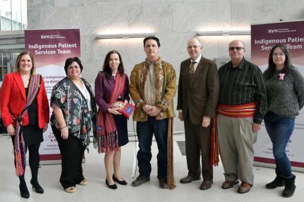 Métis Council Presents RVH with Symbolic Sash