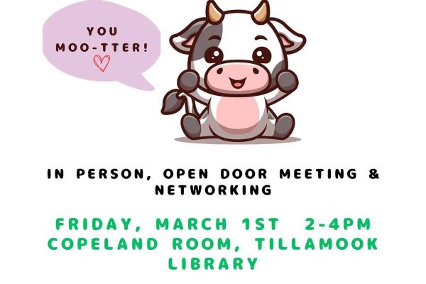 TILLAMOOK COUNTY SUICIDE PREVENTION COALITION MEETING, PRESENTATION AT TILLAMOOK LIBRARY MARCH 1ST