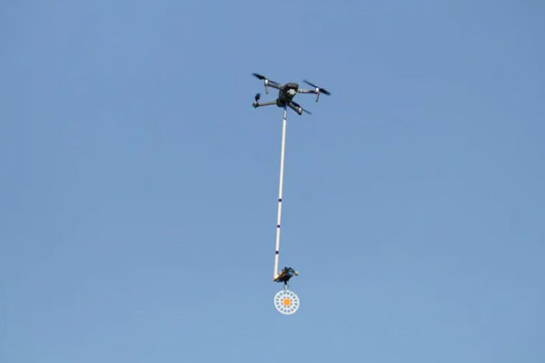 The first drone installation of bird diverters in Bulgaria